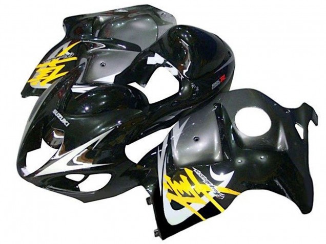1996-2007 Suzuki GSXR 1300 Hayabusa Motorcycle Fairings - Glossy Black Silver Yellow Australia for Sale
