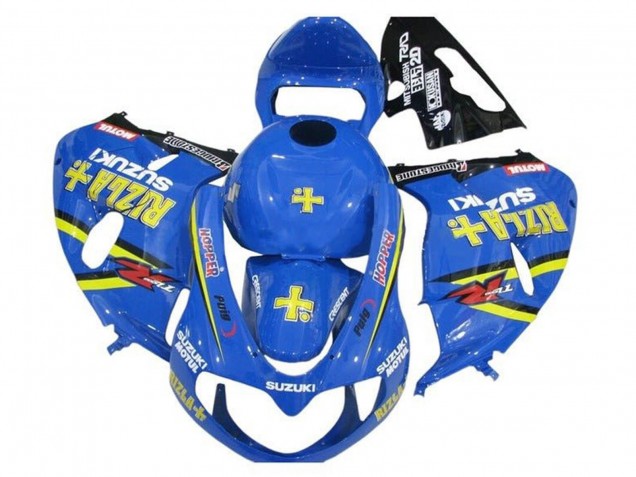 1998-2003 Suzuki TL1000R Motorcycle Fairings - Blue Yellow Black Rizla Hopper Motul Australia for Sale