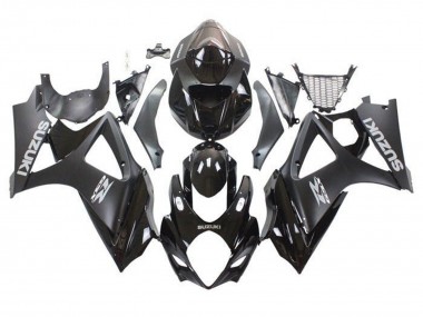 2005-2006 Suzuki GSXR 1000 Motorcycle Fairing Kits - Glossy Black Matte Black Australia for Sale