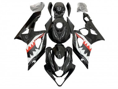 2005-2006 Suzuki GSXR 1000 Motorcycle Fairings - Black White Red Shark Australia for Sale