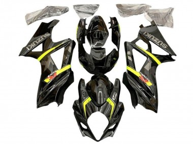 2005-2006 Suzuki GSXR 1000 Motorcycle Fairings - Black Yellow Grey Australia for Sale
