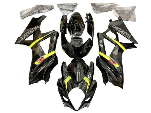 2005-2006 Suzuki GSXR 1000 Motorcycle Fairings - Black Yellow Grey Australia for Sale