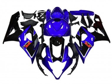 2005-2006 Suzuki GSXR 1000 Motorcycle Fairings - Blue Black White Stripe Australia for Sale