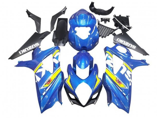 2005-2006 Suzuki GSXR 1000 Motorcycle Fairings - Blue Yellow White Black Australia for Sale