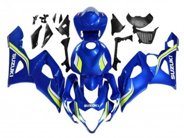 2005-2006 Suzuki GSXR 1000 Motorcycle Fairings - Blue Yellow White Australia for Sale