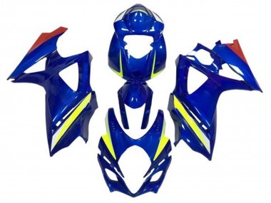 2005-2006 Suzuki GSXR 1000 Motorcycle Fairings - Blue Yellow Red Australia for Sale