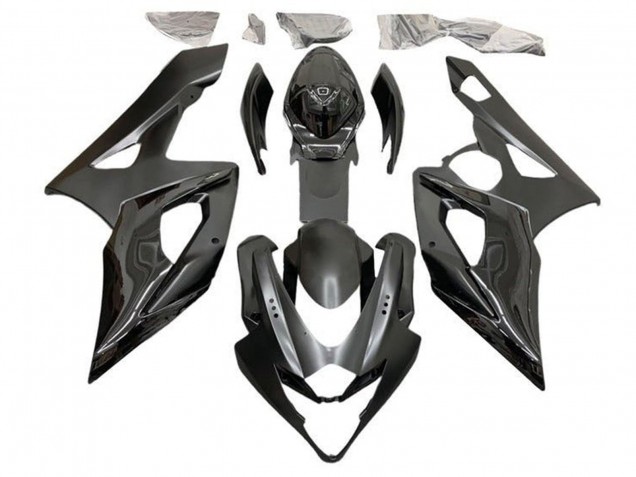 2005-2006 Suzuki GSXR 1000 Motorcycle Fairings - Glossy Black Half Matte Black Australia for Sale