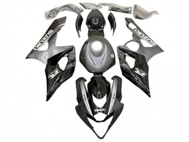 2005-2006 Suzuki GSXR 1000 Motorcycle Fairings - Silver Black Australia for Sale