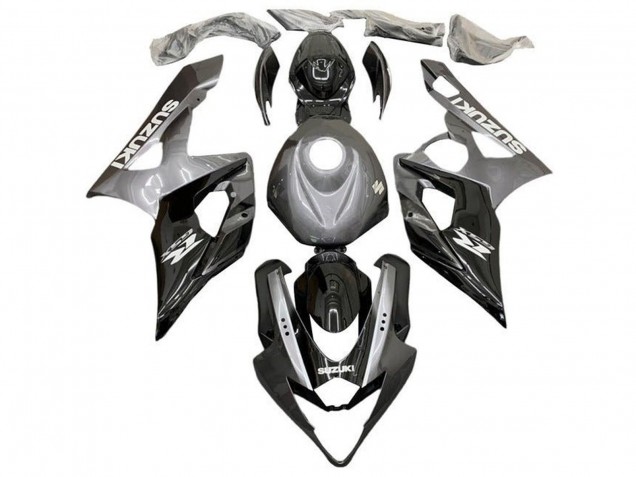 2005-2006 Suzuki GSXR 1000 Motorcycle Fairings - Silver Black Australia for Sale