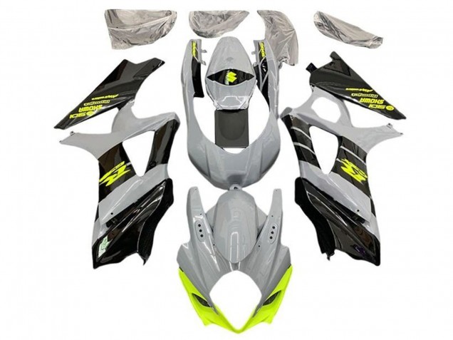 2005-2006 Suzuki GSXR 1000 Motorcycle Fairings - Grey Black Neon Yellow Australia for Sale