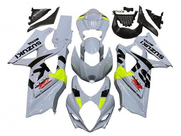 2005-2006 Suzuki GSXR 1000 Motorcycle Fairings - Grey Black Neon Yellow Red Australia for Sale