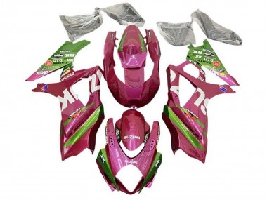 2005-2006 Suzuki GSXR 1000 Motorcycle Fairings - Pink Green Australia for Sale