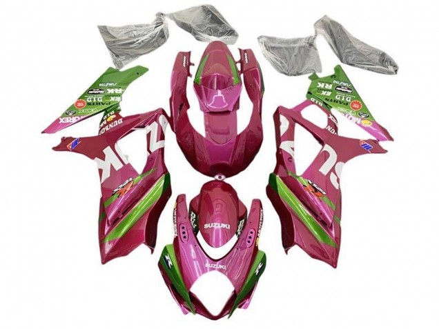 2005-2006 Suzuki GSXR 1000 Motorcycle Fairings - Pink Green Australia for Sale