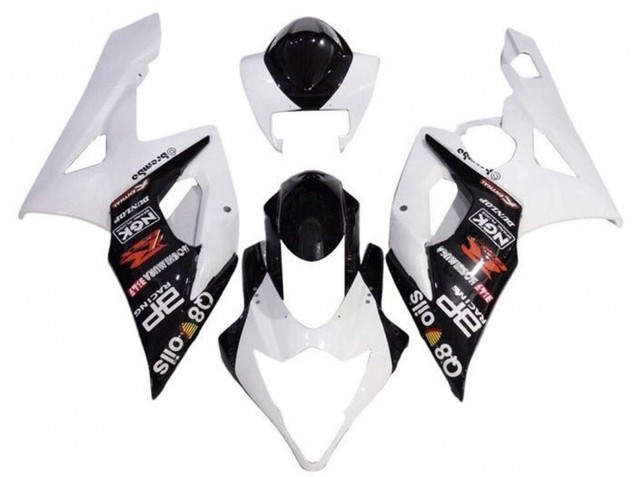 2005-2006 Suzuki GSXR 1000 Motorcycle Fairings - White Black Brembo Australia for Sale
