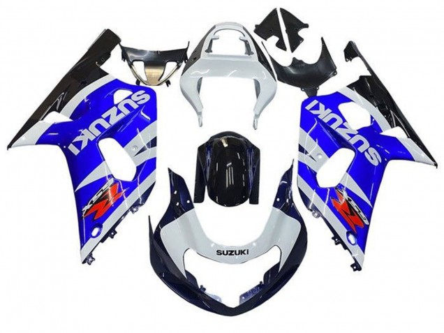 2001-2003 Suzuki GSXR 600 / GSXR 750 Motorcycle Fairings - White Blue Glossy Black Red Australia for Sale