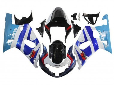 2001-2003 Suzuki GSXR 600 / GSXR 750 Motorcycle Fairings - White Triple Blue Glossy Black Red Australia for Sale