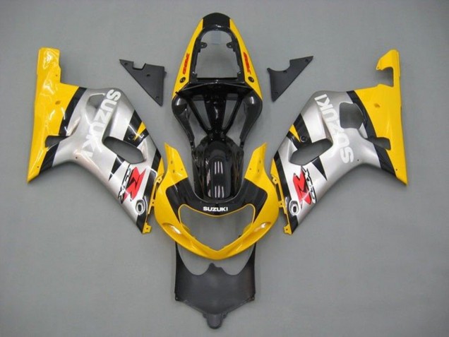2001-2003 Suzuki GSXR 600 / GSXR 750 Motorcycle Fairings - Yellow Silver Glossy Black Red Australia for Sale