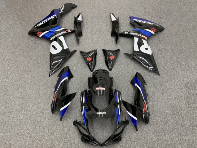 2011-2024 Suzuki GSXR 600 / GSXR 750 Motorcycle Fairings - Glossy Black Blue White Red Yoshimura Australia for Sale