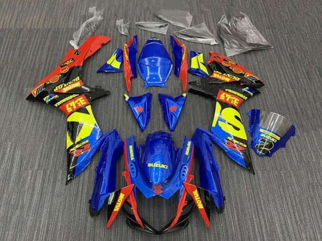 2011-2024 Suzuki GSXR 600 / GSXR 750 Motorcycle Fairings - Blue Red Yellow Black Australia for Sale