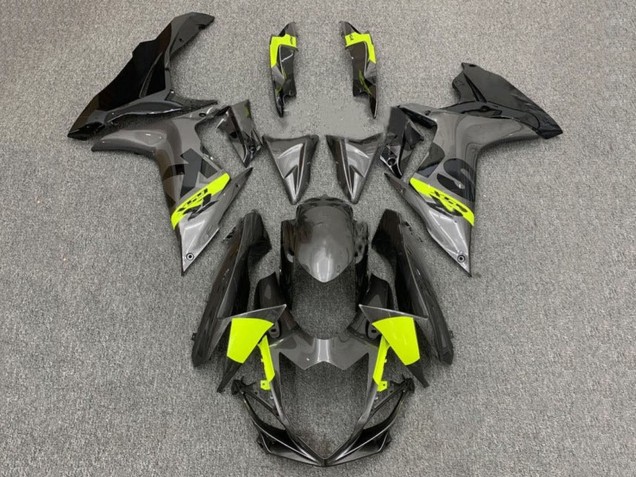 2011-2024 Suzuki GSXR 600 / GSXR 750 Motorcycle Fairings - Grey Black Neon Yellow Australia for Sale