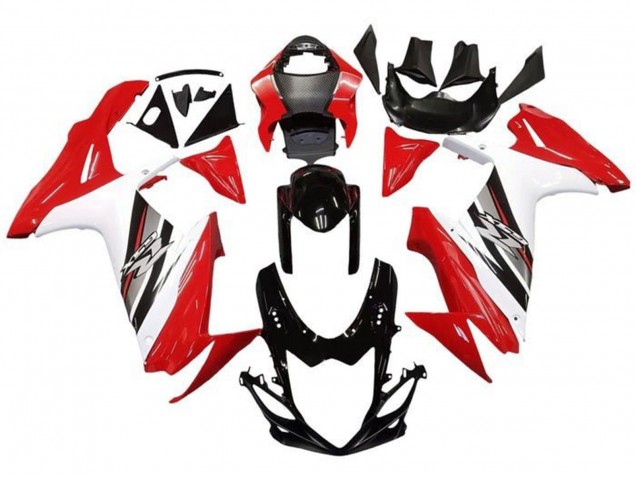 2011-2024 Suzuki GSXR 600 / GSXR 750 Motorcycle Fairing - Red White Black Australia for Sale