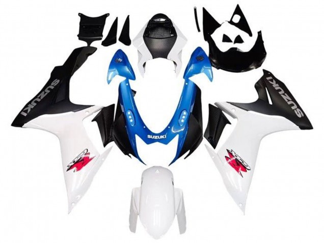 2011-2024 Suzuki GSXR 600 / GSXR 750 Motorcycle Fairings - White Blue Black Pink Australia for Sale
