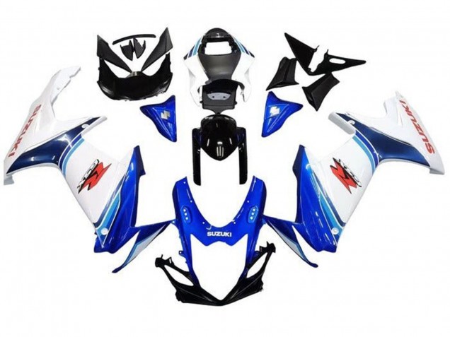 2011-2024 Suzuki GSXR 600 / GSXR 750 Motorcycle Fairings - White Blue Glossy Black Red Australia for Sale