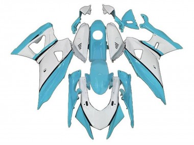 2021-2024 Yamaha YZF R7 Motorcycle Fairings - Blue Turquoise White Australia for Sale