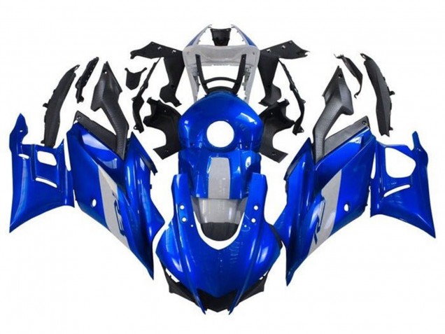 2019-2021 Yamaha YZF R3/R25 Motorcycle Fairings - Blue Grey Black Australia for Sale