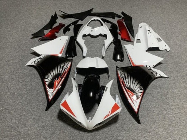 2012-2014 Yamaha YZF 1000 R1 Motorcycle Fairing - White Red Black Australia for Sale