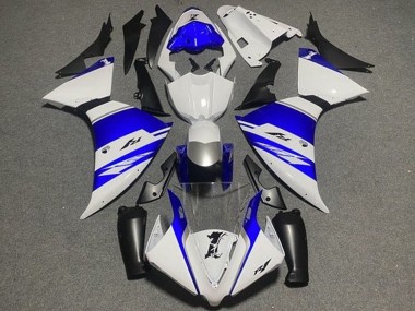 2012-2014 Yamaha YZF 1000 R1 Motorcycle Fairings - White Blue Black Silver Stripe Australia for Sale