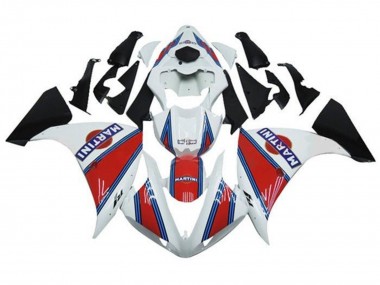 2012-2014 Yamaha YZF 1000 R1 Motorcycle Fairings - White Red Blue Martini Australia for Sale