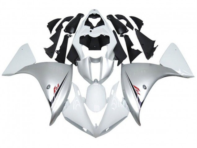 2012-2014 Yamaha YZF 1000 R1 Motorcycle Fairings - Silver White Australia for Sale