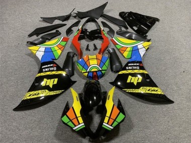 2012-2014 Yamaha YZF 1000 R1 Motorcycle Fairings - Glossy Black Yellow Red Blue Green HP Color Wheel Australia for Sale