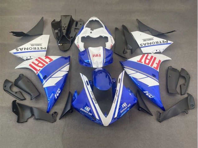 2012-2014 Yamaha YZF 1000 R1 Motorcycle Fairings - White Blue Red Fiat Australia for Sale