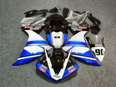 2012-2014 Yamaha YZF 1000 R1 Motorcycle Fairings - White Blue Black Fimer Yamalube 90 Australia for Sale