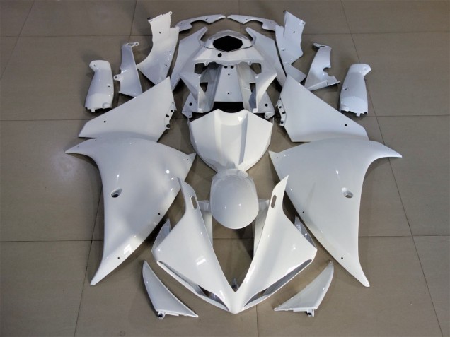 2012-2014 Yamaha YZF 1000 R1 Motorcycle Fairings - White Australia for Sale