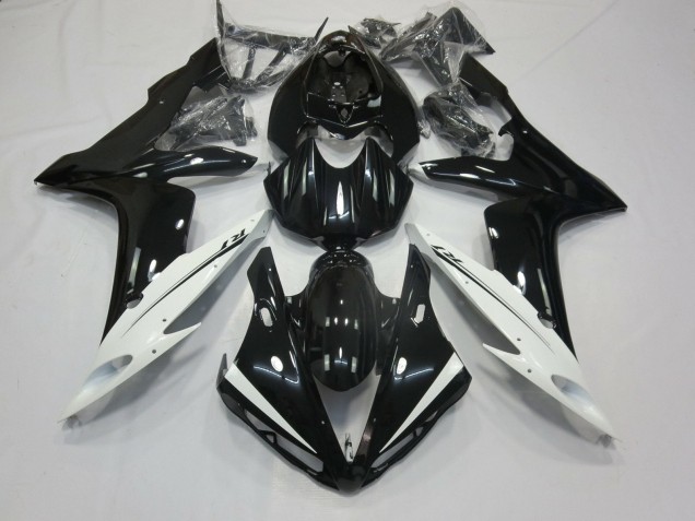 2004-2006 Yamaha YZF 1000 R1 Motorcycle Fairings - Glossy Black White Australia for Sale