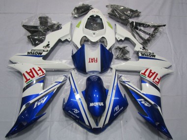 2004-2006 Yamaha YZF 1000 R1 Motorcycle Fairings - White Blue Red Fiat Motul Australia for Sale
