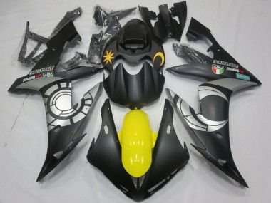2004-2006 Yamaha YZF 1000 R1 Motorcycle Fairings - Matte Black Silver Yellow Australia for Sale