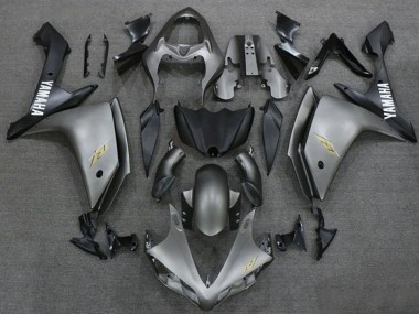 2007-2008 Yamaha YZF 1000 R1 Motorcycle Fairings - Dark Silver Matte Black Australia for Sale