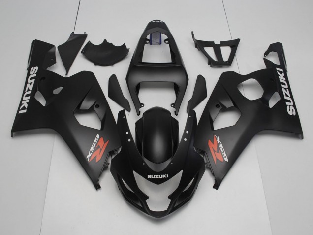 2004-2005 Suzuki GSXR 600 / GSXR 750 Motorcycle Fairings - Matte Black Red White Australia for Sale