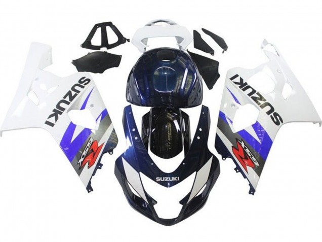 2004-2005 Suzuki GSXR 600 / GSXR 750 Motorcycle Fairings - White Blue Black Red Australia for Sale