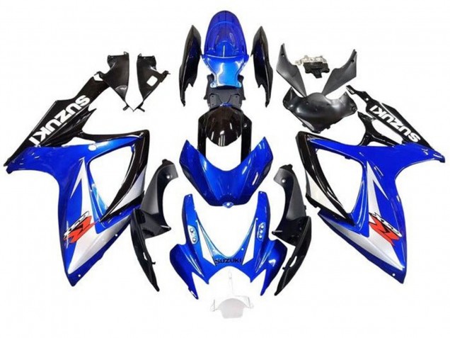 2006-2007 Suzuki GSXR 600 / GSXR 750 Motorcycle Fairings - Blue White Black Red Australia for Sale