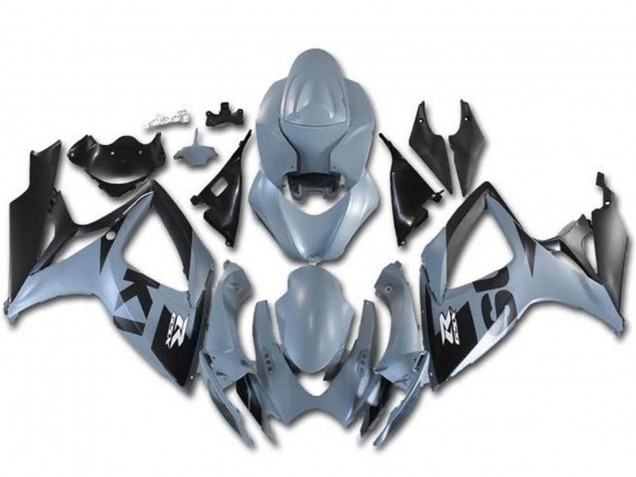 2006-2007 Suzuki GSXR 600 / GSXR 750 Motorcycle Fairings - Grey Black Australia for Sale