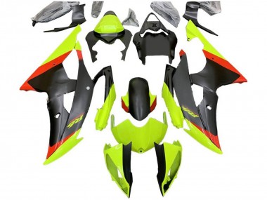 2008-2016 Yamaha YZF R6 Motorcycle Fairings - Green Red Matte Black Australia for Sale