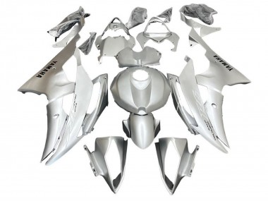 2008-2016 Yamaha YZF R6 Motorcycle Fairings - Silver White Australia for Sale