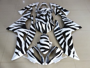 2008-2016 Yamaha YZF R6 Motorcycle Fairings - White Black Zebra Australia for Sale