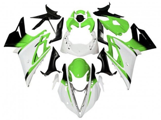 2013-2016 Triumph Daytona 675 Triple Motorcycle Fairings - White Green Glossy Black Australia for Sale