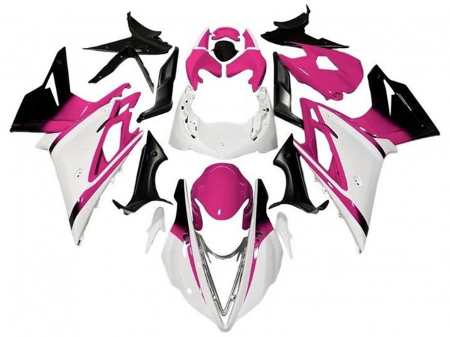 2013-2016 Triumph Daytona 675 Triple Motorcycle Fairings - White Pink Glossy Black Australia for Sale